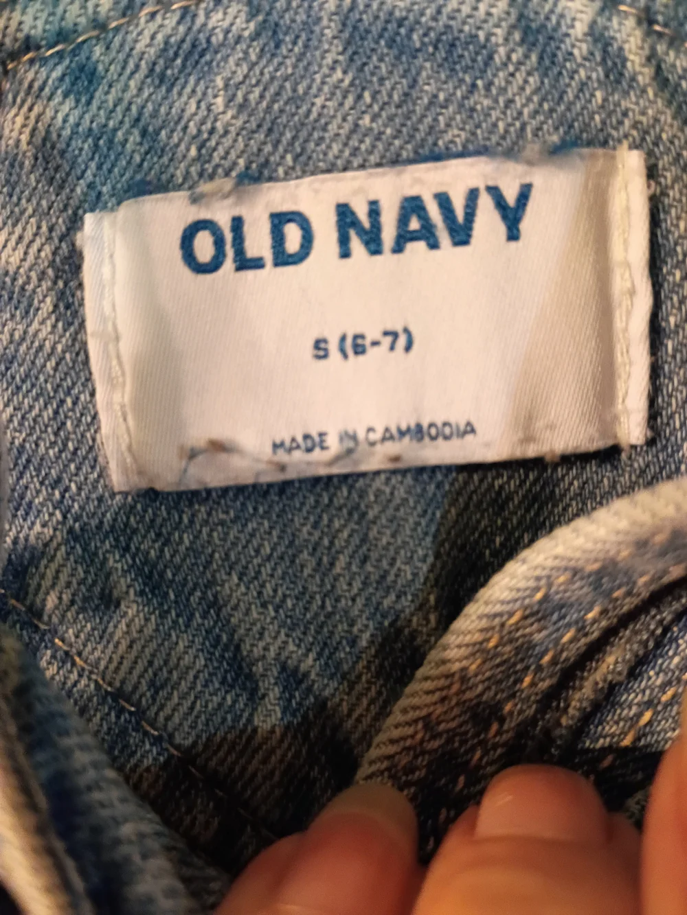 GUC Old Navy Light Blue Denim Kids Girls Overalls Size 6/7
